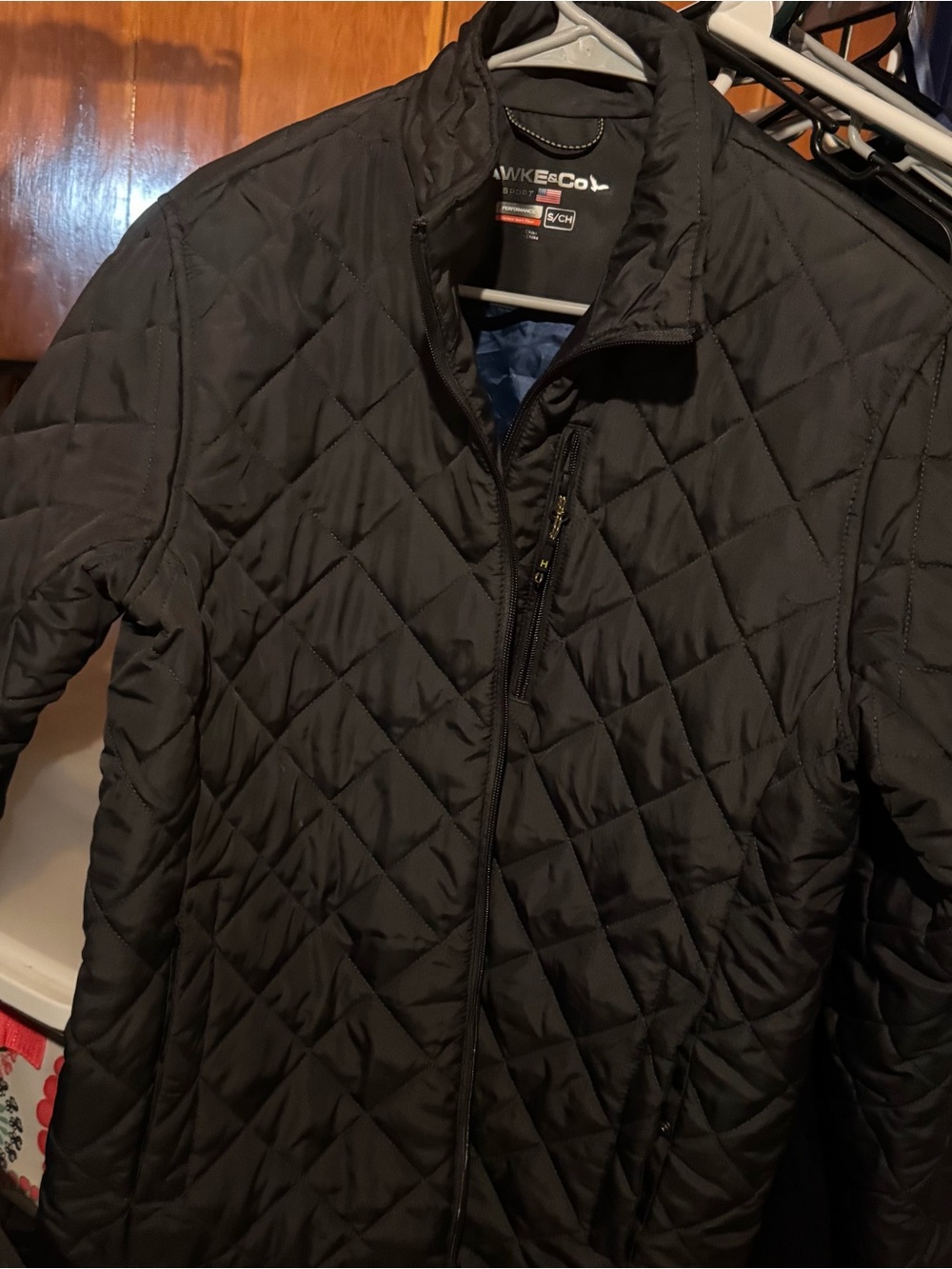 Hawke & Co Black Quilted Puffer Jacket